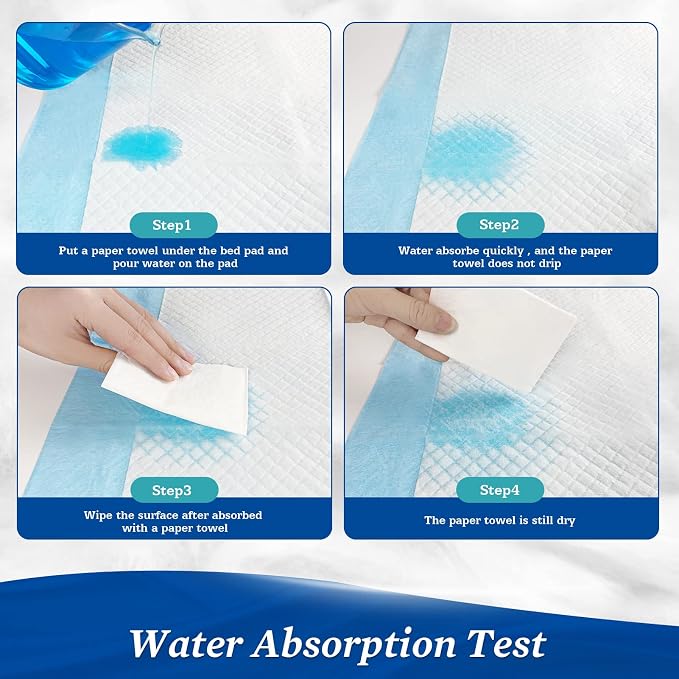 SOFYFINE Premium Chucks Pads Disposable 23"x36" (50 Count) , Leakproof Adults Incontinence Bed Pads, Heavy Duty Absorbent Underpads Waterproof, Extra Large Puppy Pee Training Pad