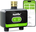 RAINPOINT Bluetooth Water Timer for Garden Hose, Smart Hose Timer 2 Outlet(Not Hub), Wireless Sprinkler Watering Timer with Rain Delay, Automatic Irrigation System for Lawns and Yard