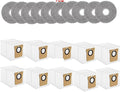 Mop Cloths Dust Bag Replacement，Compatible For Xiaomi，5 Pro/OV21CN/X10 Plus/X20 Plus/M30S/M30 Pro Mop Rags Bags Robot Vacuum Cleaner Parts(SET15)