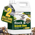 Teexpert 1 Gallon Rock Glue for Landscaping – Strong Pea Gravel Binder & Stone Adhesive for Walkways, Yards, Patios, and Decorative Driveway Edges