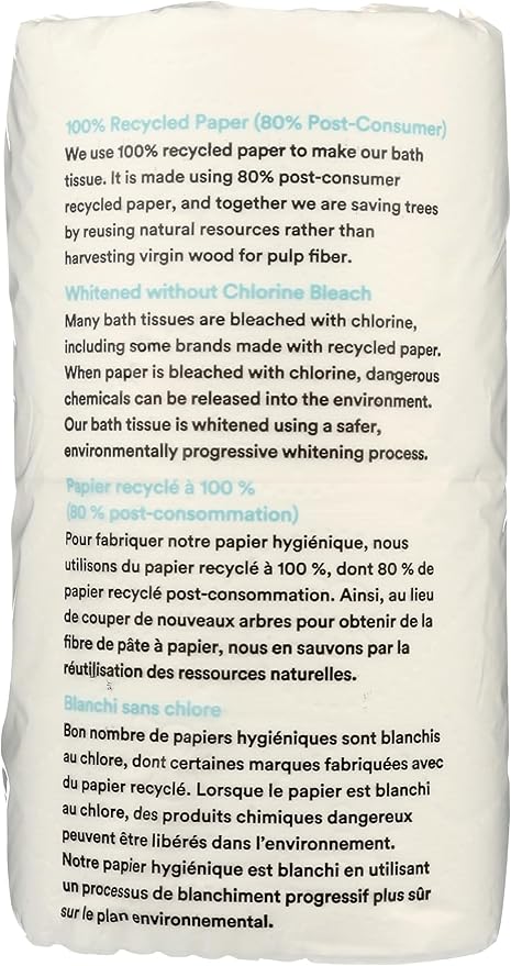 365 by Whole Foods Market, 100% Recycled Bath Tissue, Ultra-Strong, 260 Sheets per Roll, 6 Count