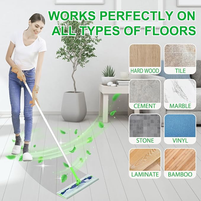 40 Count XL Wet Pads Refills for Swiffer Sweeper XL Mop, Disposable X-Large Wet Mopping Cloths, Extra Large Size Pads Refill for Multi-Surface Floor Cleaning (Mop not Included)