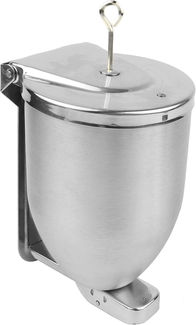 Vollum Powder-Soap Dispenser - 32 Ounce Stainless Steel Bathroom Soap Dispenser with Large Filler Cap - Strong Wall Mounted Pump Kitchen Soap Dispenser - Farmhouse Kitchen Decor Dish Soap Dispensers