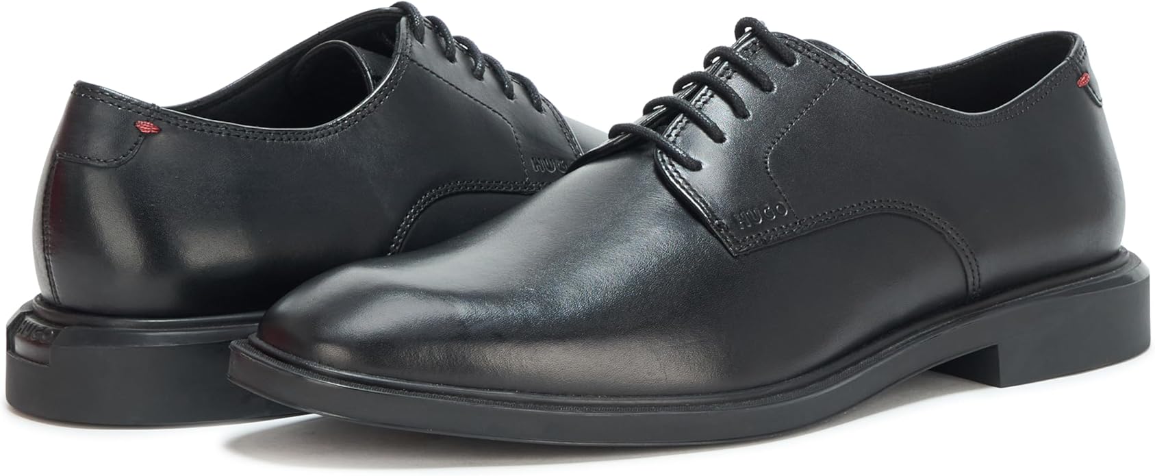 Hugo Men's Brushed Leather Derby Dress Shoe