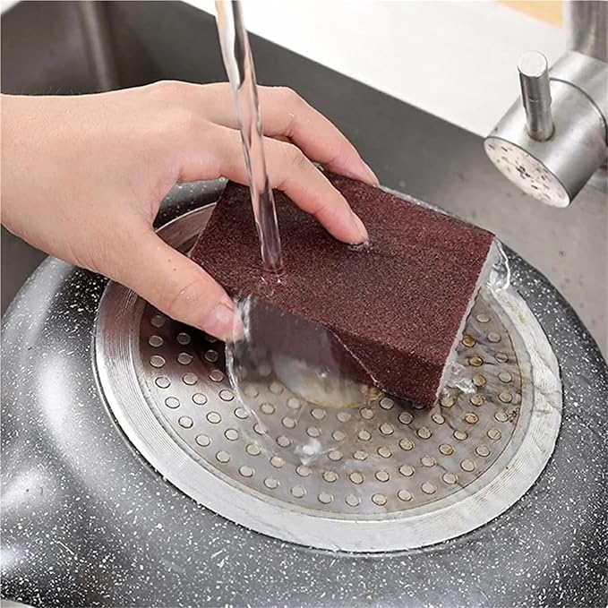 Carborundum Sponge 30pcs Magic Erasers Carborundum Removing Rust Cleaning Sponge Brush Kitchen Pot Dish Rust Removal
