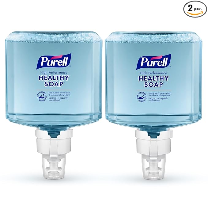 Purell 778502 Healthcare HEALTHY SOAP High Performance Foam ES8 Refill, 1200 mL, 2/CT
