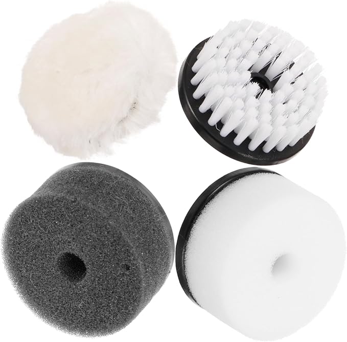 Veemoon 4sets 4pcs Shoe Cleaning Brushes Polishing Brush Kit Multifunctional Shoe Polisher Accessories for Sneakers Easy to Use Portable 4pcs*4