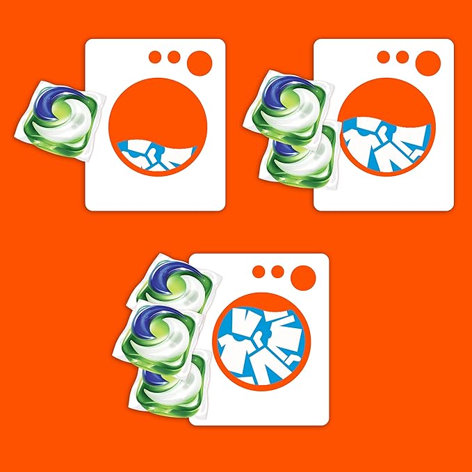 Tide PODS Liquid Laundry Detergent Soap Pacs, 4-n-1 Ultra Oxi, HE Compatible 43 Count, Built in Pre-treater for Stains
