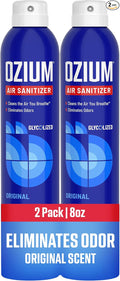 Ozium 8 Oz. Air Sanitizer & Odor Eliminator for Homes, Cars, Offices and More, Original Scent, Pack of 2
