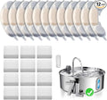 Smartoo Official 12 PCS Filters & 12 Sponge for 7L/236oz Dog Water Fountain | Incl. 1 Pump Holder Replacement for Smartoo Stainless Steel Pet Water Fountain, Durable & Genuine Filter Replacement.