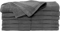 ForPro 12ct Bleach Tough Salon Towels, 16Wx27L in, Cool Grey, 100% Cotton | for Salon, Spa & Gym Use, Hand Towels, Bleach-Safe Salon Towels, Absorbent Spa Towels, Barber Towels, Salon & Spa Essentials