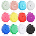 12 | 24 | 36 | 120 Pack Tape Measure,12 Colors Soft Retractable Measuring Tape 60-Inch/150cm, for Body Measuring Tailor Cloth Home Craft Measurements (12 Pack)