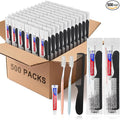 500 pcs Disposable Toothbrushes with Toothpaste and Comb for Homeless Individually Wrapped,10g Travel Toothpaste,7inch Black Hair Comb, Toothbrush for Hotel,AirBnb,Shelter,Charity