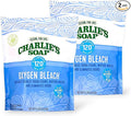 Charlie’s Soap Oxygen Bleach Powder for Laundry & Household Cleaning, Color-Safe & Chlorine-Free Stain Remover, 4 lb Bags (120 Loads Each), 2 Pack