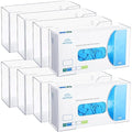 Wenqik Acrylic Glove Box Holder Dispenser Bulk for Wall Mount Rack Floating Mask Dispenser for Medical Latex Rubber Disposable Glove Boxes, 10.2 x 3.5 x 5.3'', Single(8 Pcs)