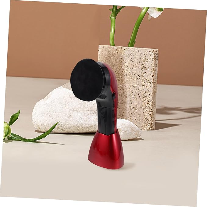Electric Shoe Polisher Brush Kit Dual Power Replacement Heads | Fiber Sponge Plastic Build, Automatic Polishing and Deep Cleansing, for Office Travel Use, Includes Replacement Brush Heads