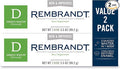 Rembrandt Deeply White + Peroxide Whitening Toothpaste, Peppermint Flavor, 3.5-Ounce (Pack of 2) (Packaging may Vary)