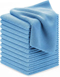 Avalon Towels Microfiber Cleaning Cloths (Value Pack of 12) - Size 12 x 12 Inches, Highly Absorbent Cleaning Rags, Lint Free, Reusable and Washable, Microfiber Towels for Cars
