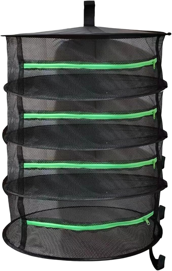 Simple to Open Drying Fabric Bag for Better Ventilation When Storing Foods or Drying Wet Laundry Outdoor Net