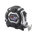 TAJIMA Tape Measure - 25ft/7.5m x 1in GS-Lock Measuring Tape with Dual Magnetic Power & Compatible Clip - GS-SC25/7.5MBW