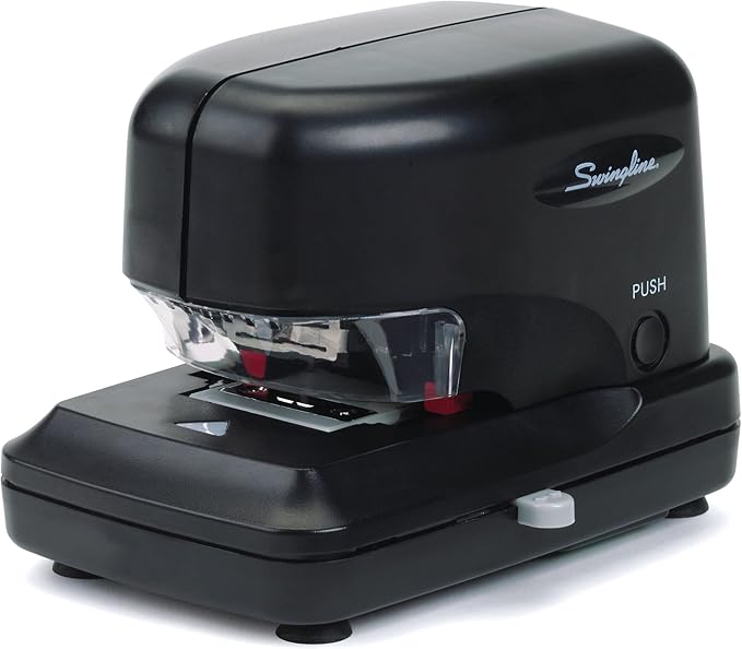 Swingline Cartridge Electric Stapler, 30 Sheet Capacity, Jam Free, includes 5000 Staple Cartridge, Black (69008)