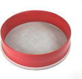 Tredoni 33cm/13" Couscous Sieve Strainer Industrial Size - Plastic Sieve Sifter, Stainless Steel 3mm Mesh, Multicolor