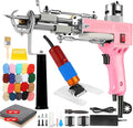 Tufting Gun with Carpet Trimmer, 2 in 1 Cut & Loop Pile Rug Tufting Gun with Tufting Cloth, Rug Making kit for Beginners