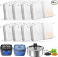 8 Replacement Filters for Stainless Steel Dog Water Fountain, Pet Water Fountain for Large Dogs & Multi-Cats