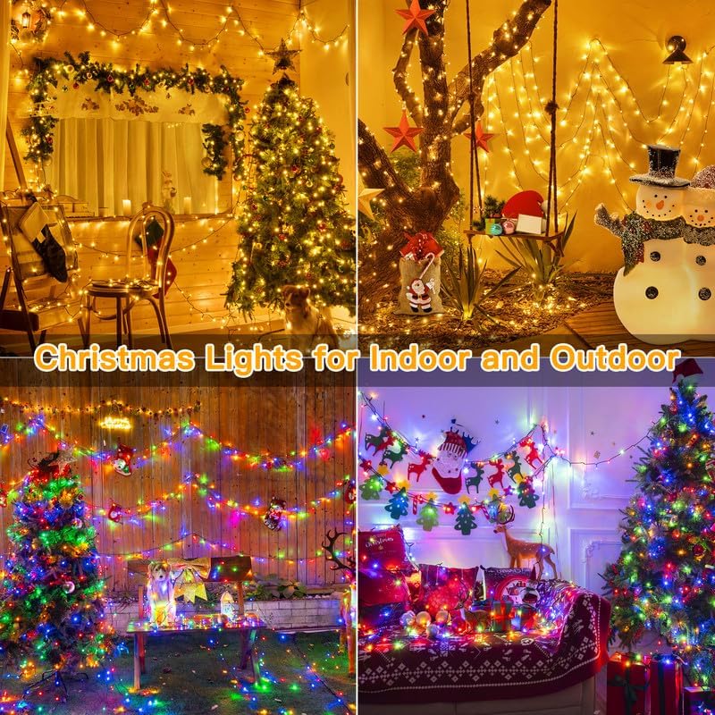 Ollny 210FT 640LED Color Changing Christmas Lights with Remote, 11 Modes