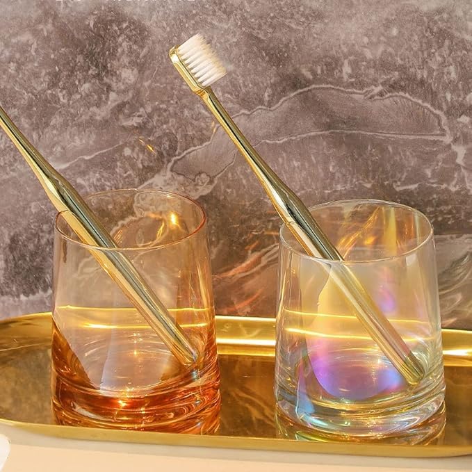 Toothbrush Rack Bathroom Toothbrush Holder Wall Mounted Toothbrush Holder Multifunctional Toothbrush Holder with Mouthwash Cup Bathroom Toothbrush Holder(A)