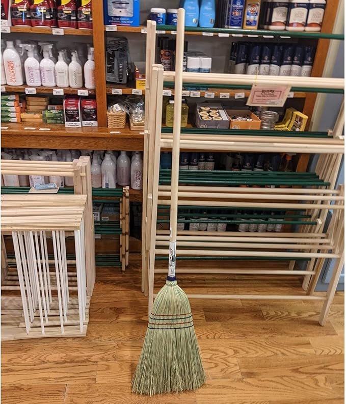 Lehman's Authentic Corn House Brooms, Handcrafted, Traditional Brooms for Sweeping, Cleaning and Dusting, Durable, Made in the USA, 55 inch