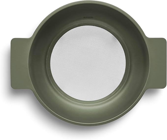 EVA SOLO | Green Tools Sieve | Fine-meshed sieve/strainer/sifter Versatile use; for rinsing vegetables & fruit, draining pasta & sifting flour | Danish Design & Functionality | Green