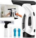 Window Vacuum Squeegee Cordless, Electric Window Cleaner Squeegee with 2000Pa Suction, 280mm Wide Blade, 150ml Tank for Shower Glass, Mirrors, Tiles & Car Windows