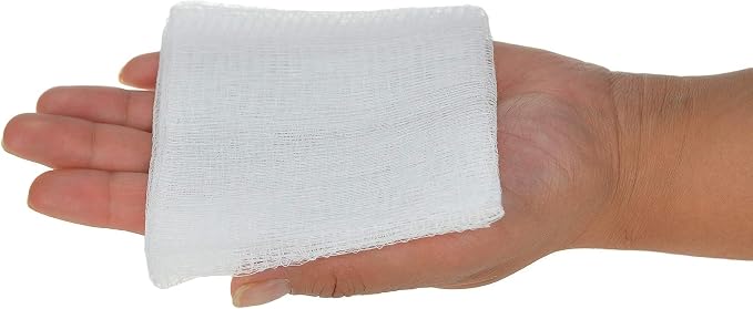 Dealmed 4" x 4" Surgical Sponges, 8-Ply, Non-Woven Absorbent Gauze Sponges for Wound Care, First Aid Kits and Medical Facilities, 200 Count (Pack of 1)