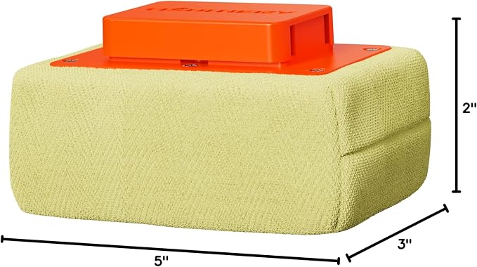 Replaceable Bristle Free Cleaning Head, Safe BBQ Grill Brush Cleaning Pad Replacement for Cast Iron or Stainless-Steel Grates, Grill Cleaner (Replaceable Head)
