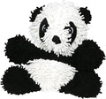MIGHTY Tuffy Microfiber Medium Ball Panda Dog Toy | Ultra Durable Plush Toy with Multiple Layers & Reinforced Seams , Washable and Floats , Mighty® Construction