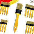 Not Chip Brush, Paint Brushes for Walls 1.5 inch 15 Pack, S.Chip Brush Never Lose Bristles - Small Package, 100% Plastic, for Paint, Glues, Stains and Completely Recyclable