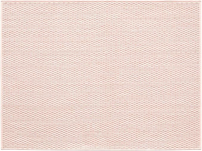 TYUU Large Bathroom Rugs Non Slip Washable Bath Rugs Super Absorbent Bathroom Rug Thin Quick Dry Low Pile Bath Mats, Pink 36"x48"
