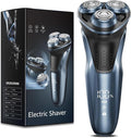 5D Electric Razor for Men:IPX7 Waterproof Wet or Dry | Rotary Electric Shavers for Men - LED Display - USB-C 2-Hour Fast Charge for Travel - Precise Blades & Pop-up Trimmer