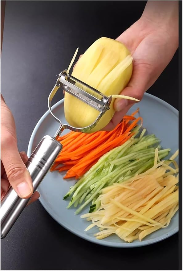 Stainless Steel 3-in-1 Peeler and Grater - Versatile Kitchen Tool(1pc 3-in-1 Peeler)