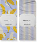 GEOMETRY Spring Kitchen Towels - Quick Dry Microfiber Cloth Spring & Summer Dish Towels for Kitchen Drying - Premium Quick Dry Towel - Banana Bliss, 18" x 30" - 2-Pack