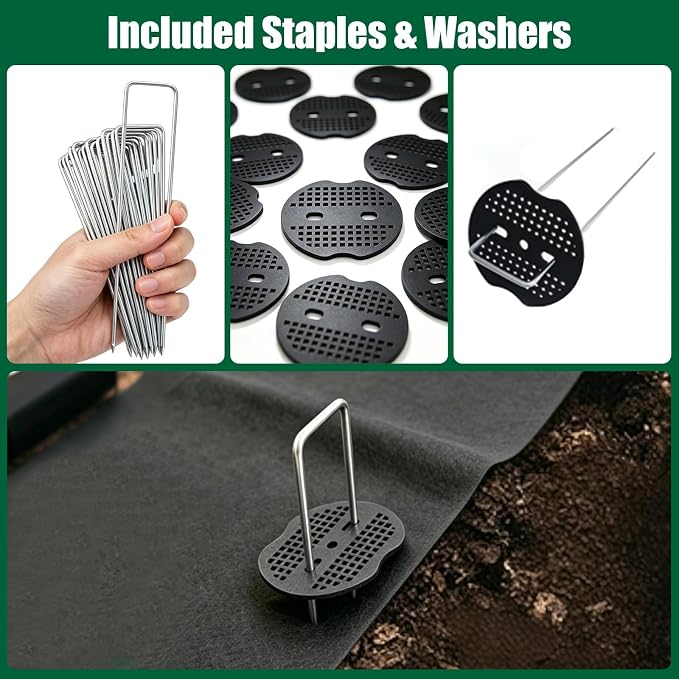 7oz/yd² 3ft×100ft Heavy Duty Non Woven Geotextile Fabric, Premium PET Landscape Fabric for French Drain, Drainage & Filtration, Gravel, Paver Base & Erosion Control | PET Geotextile Fabric for French Drains,Landscaping, Erosion Control, Underlayment & ...
