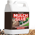 Teexpert Mulch Glue for Landscaping: 1 Gallon Rock Glue for Landscaping & Gravel Binder - Max Strength, Long Lasting Hold, Permeable Adhesive to Lock Pea Gravel, Stones, Rubber Mulch & Pine Straw