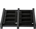 Jobsite Boot Scraper - Outdoor Shoe Scrubber Cleaner Brush - 2 Pack
