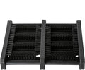 Jobsite Boot Scraper - Outdoor Shoe Scrubber Cleaner Brush - 6 Pack