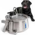 Selene Wireless Doggy Fountain, 7L (1.85 Gal) Cordless Dog Water Fountain for Dogs Inside, Stainless Steel Pet Fountain, 4-Layer Filtration, 30-Day Battery