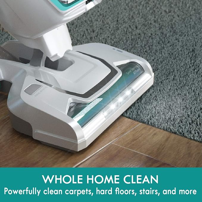 Kenmore Bagless Upright Vacuum, Green, 2 Liters DU2012 | 2-Motor Power Suction, Lightweight Carpet Cleaner, 10' Hose, HEPA Filter, 2 Cleaning Tools for Pet Hair