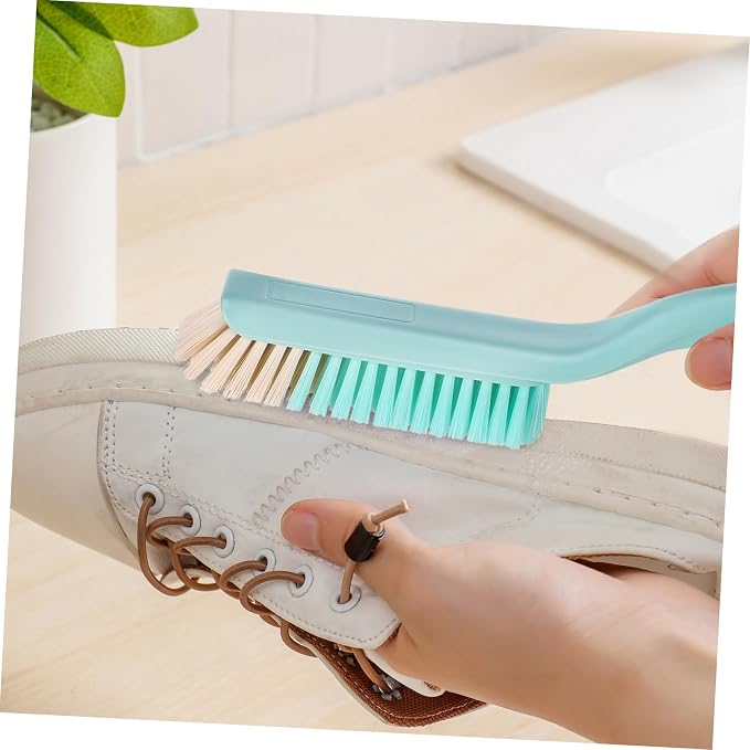 GALPADA 5sets Ergonomic Laundry Brush for Clothes Shoes Long Handle Scrub Brush for Household Cleaning