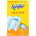 Swiffer Refill Dusters, Dust Lock Fiber, Light Blue, Unscented, 10/Box, 4 Box/Carton