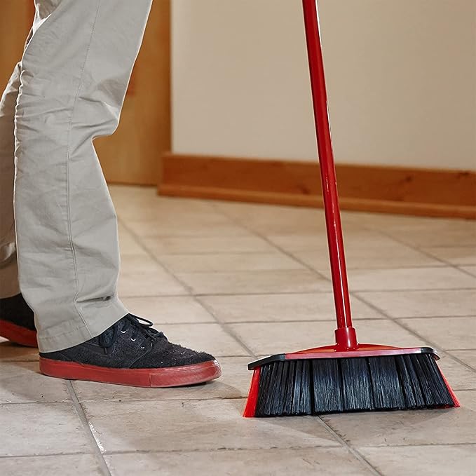 vileda B00H4G7ZZQ 3 Action Broom & Hanlde, Red